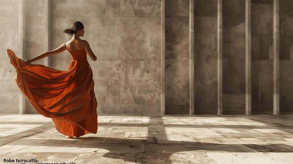 Robe terracotta: élégance et tendance actuelle